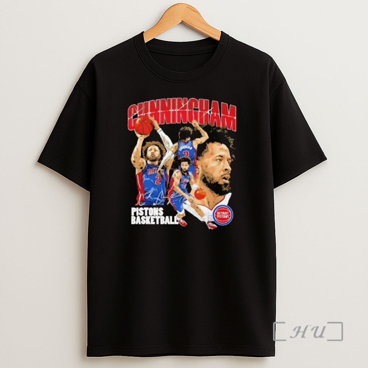 Officials Cade Cunningham Detroit Pistons Basketball Collage Graphic Shirt Sweatshirt Tee