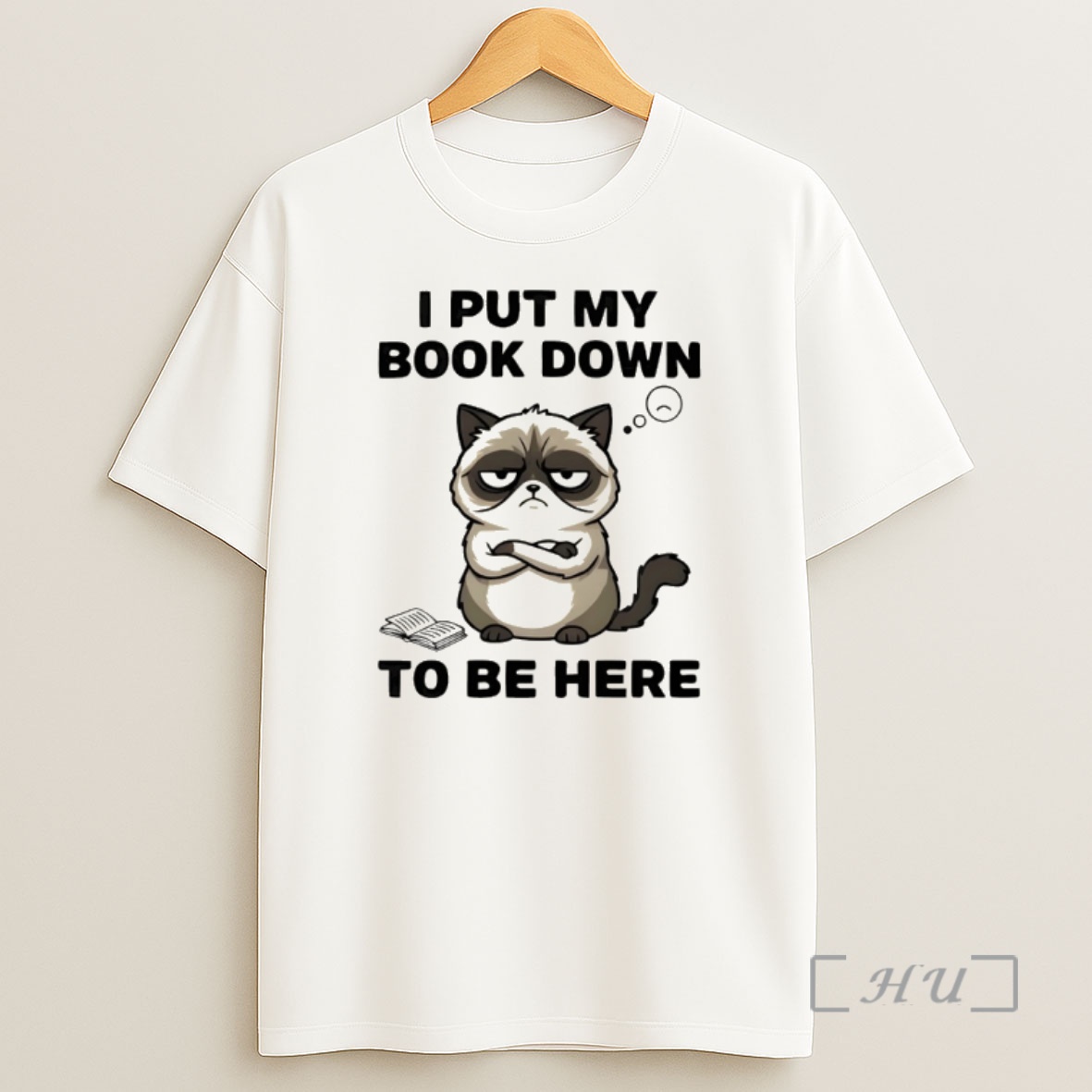 Officials Cat Book Lover I Put My Book Down To Be Here Shirt Sweatshirt Tee