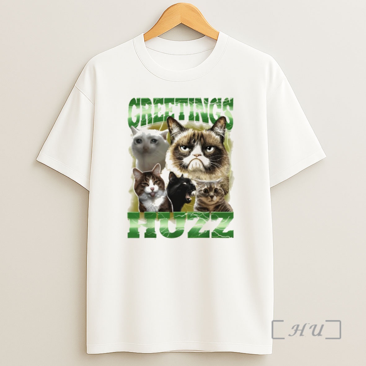 Officials Cat Meme Greetings Huzz Graphic Shirt Sweatshirt Tee