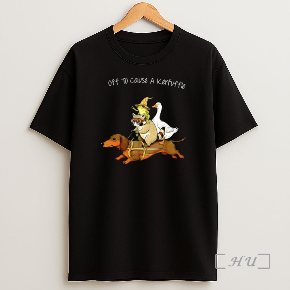 Officials Chaos Raccoon Goose Frog Wiener Dog Off To Cause A Kerfuffle Shirt Sweatshirt Tee