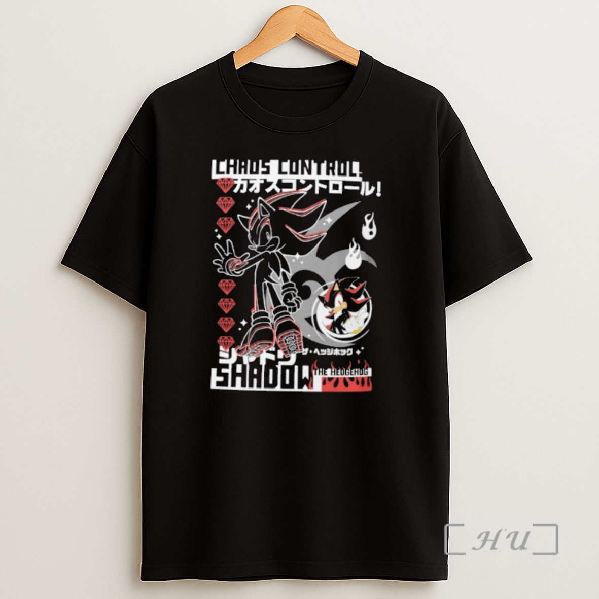 Officials Chaos Control Shadow The Hedgehog Shirt Sweatshirt Tee
