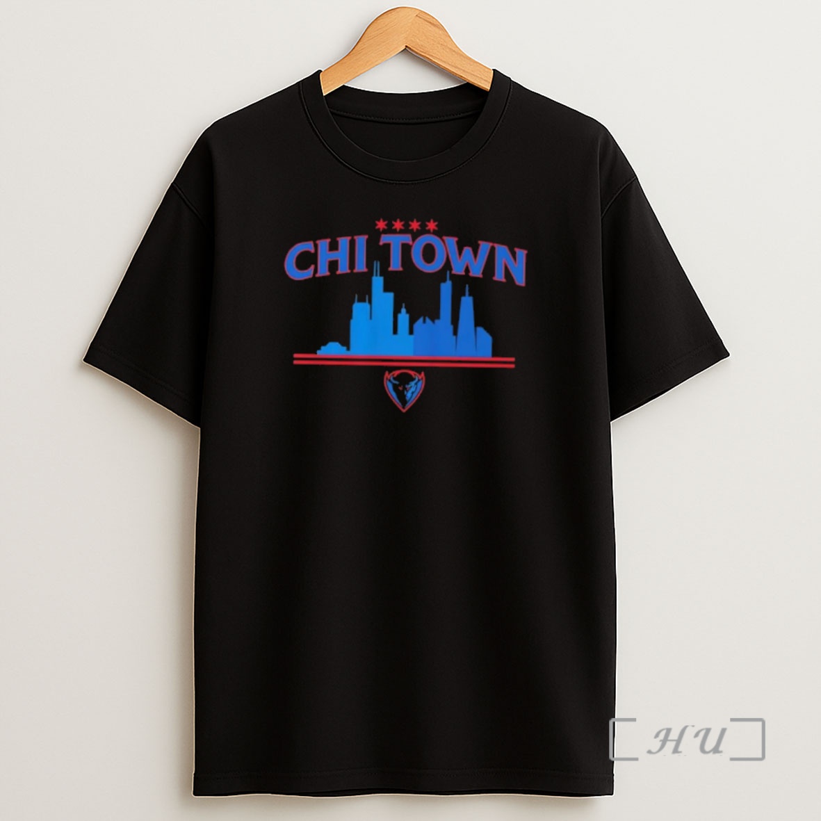 Officials Chi Town Skyline Chicago Stars Blue Demon Shirt Sweatshirt Tee