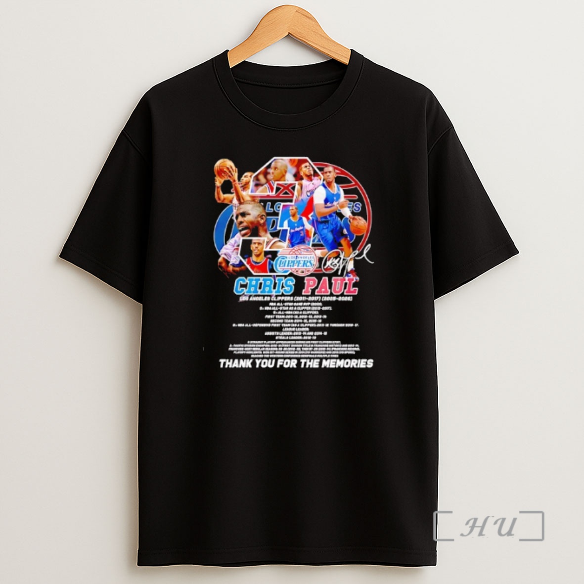 Officials Chris Paul Los Angeles Clippers Thank You For The Memories Signature Shirt Sweatshirt Tee
