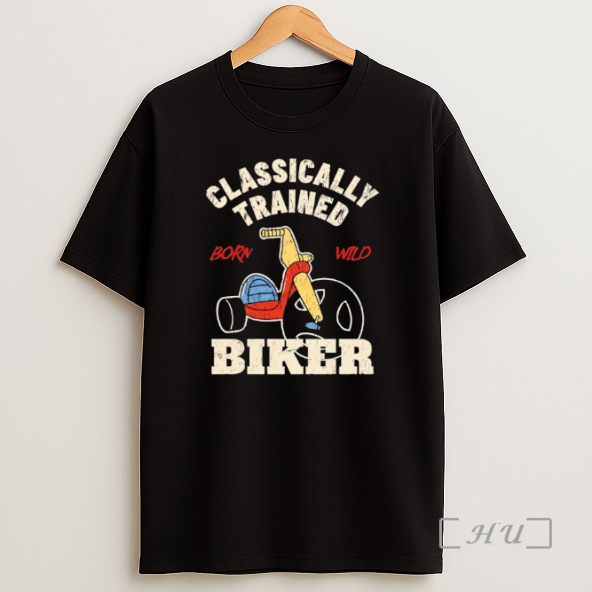 Officials Classically Trained Born Wild Biker Shirt Sweatshirt Tee