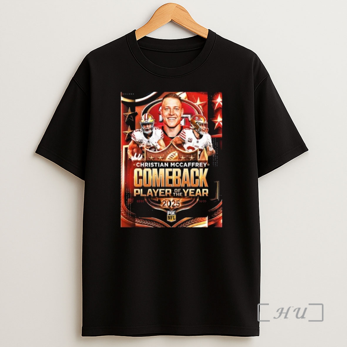 Officials Congrats Christian Mccaffrey 49ers Is 2025 Nfl Comeback Player Of The Year Shirt Sweatshirt Tee