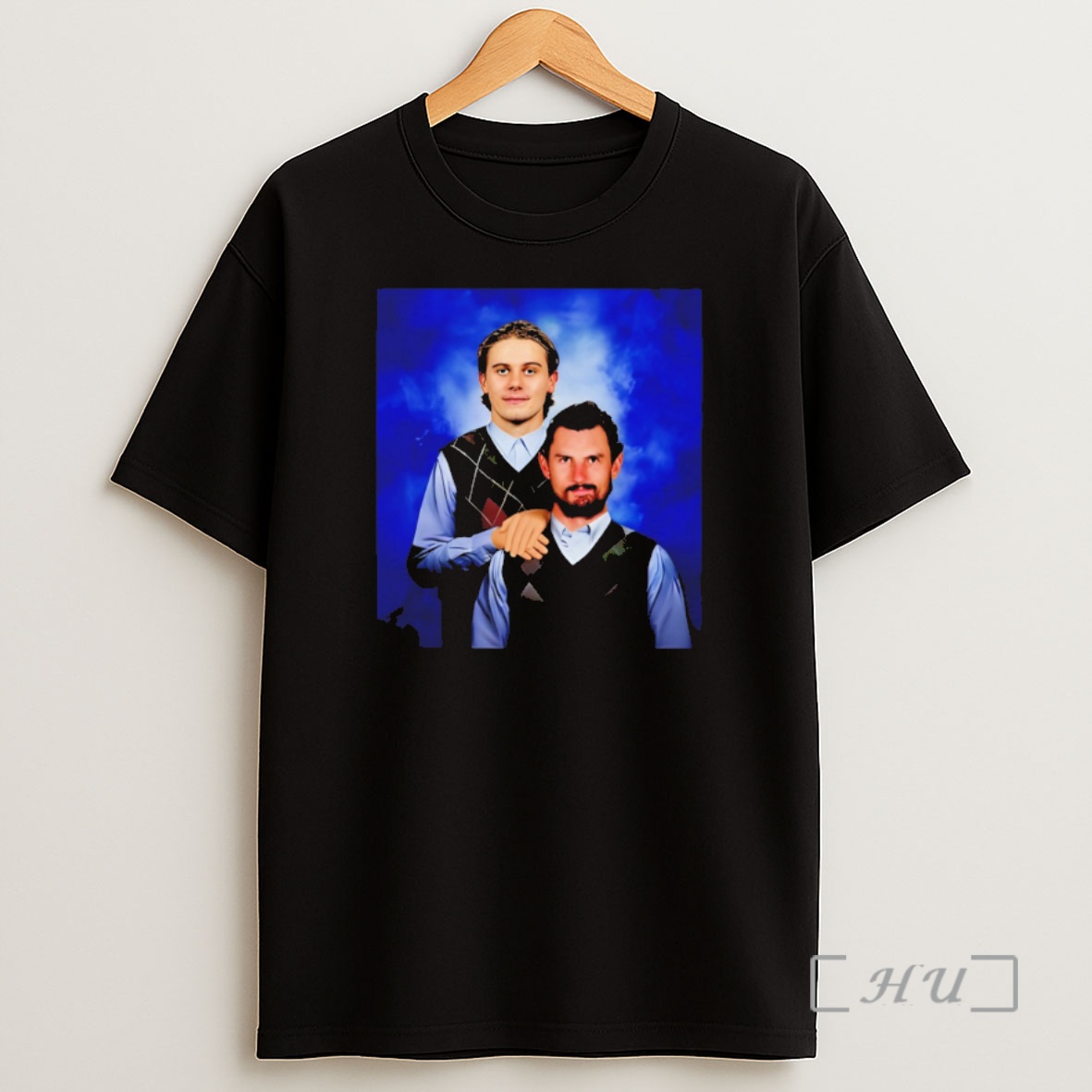 Officials Connor Hellebuyck And Jack Hughes Step Brothers Usa Hockey Vintage Shirt Sweatshirt Tee
