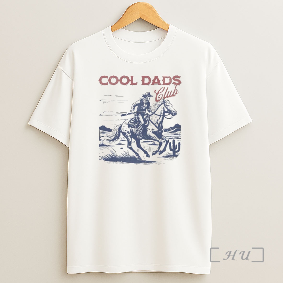 Officials Cool Dads Club Cowboy Riding Horse In Desert Shirt Sweatshirt Tee