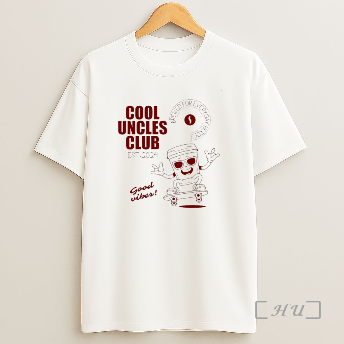 Officials Cool Uncles Club Brewed For Everyday Heroes Est 2024 Good Vibes Shirt Sweatshirt Tee