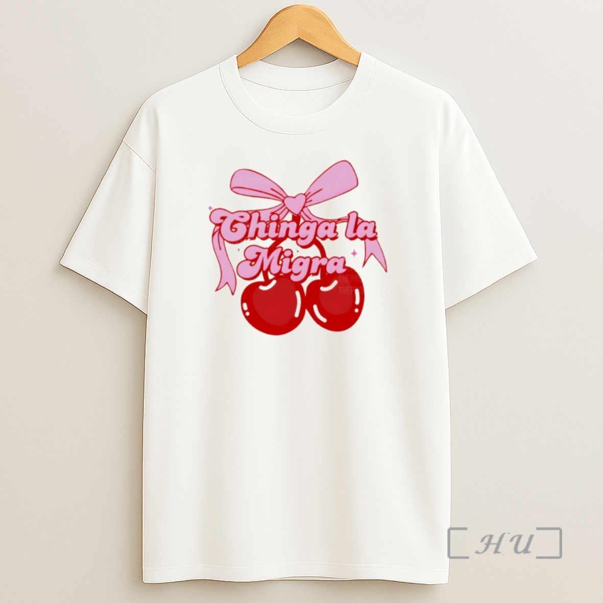 Officials Coquette Cherries Chinga La Migra Anti President Political Shirt Sweatshirt Tee