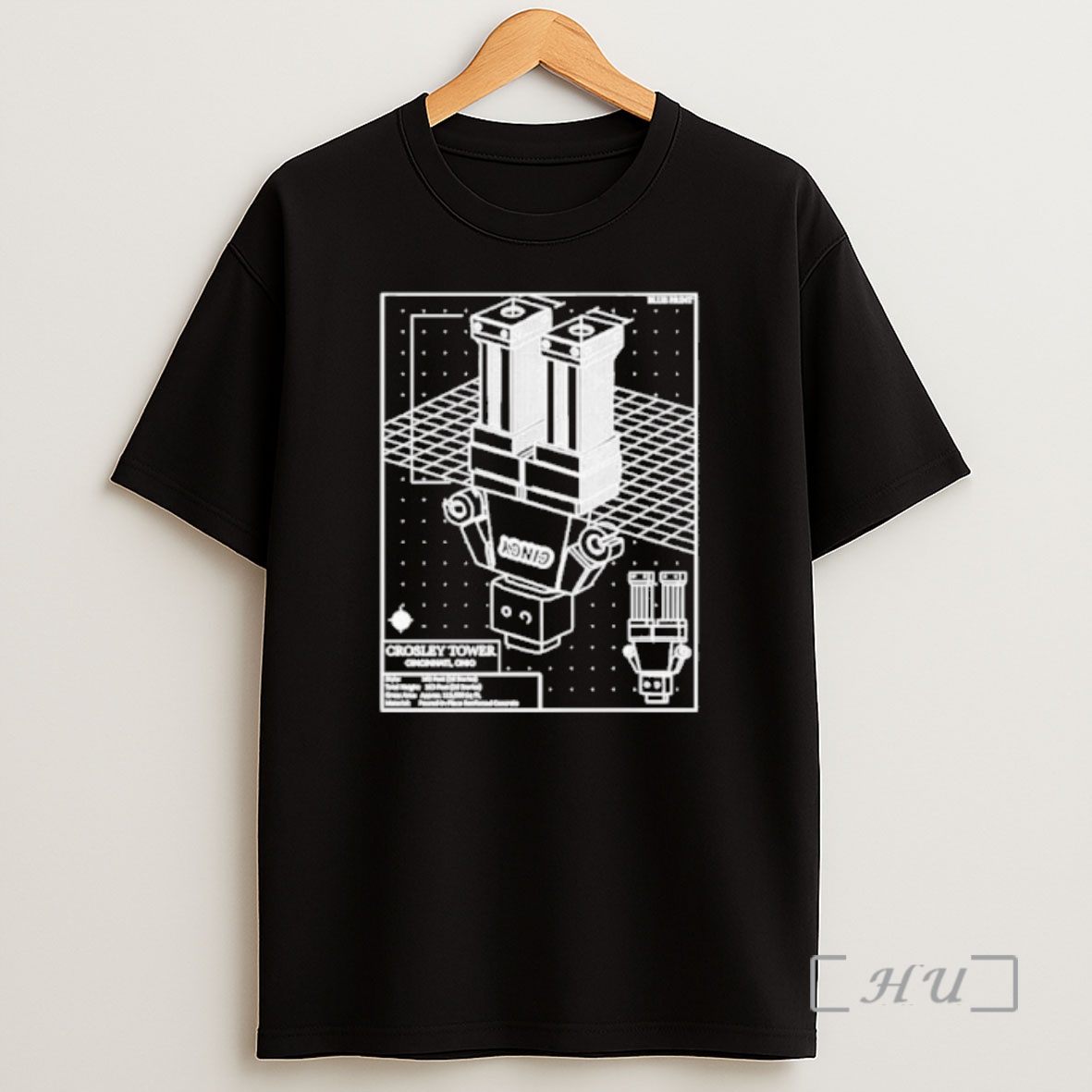 Officials Crosley Tower Blueprint Shirt Sweatshirt Tee