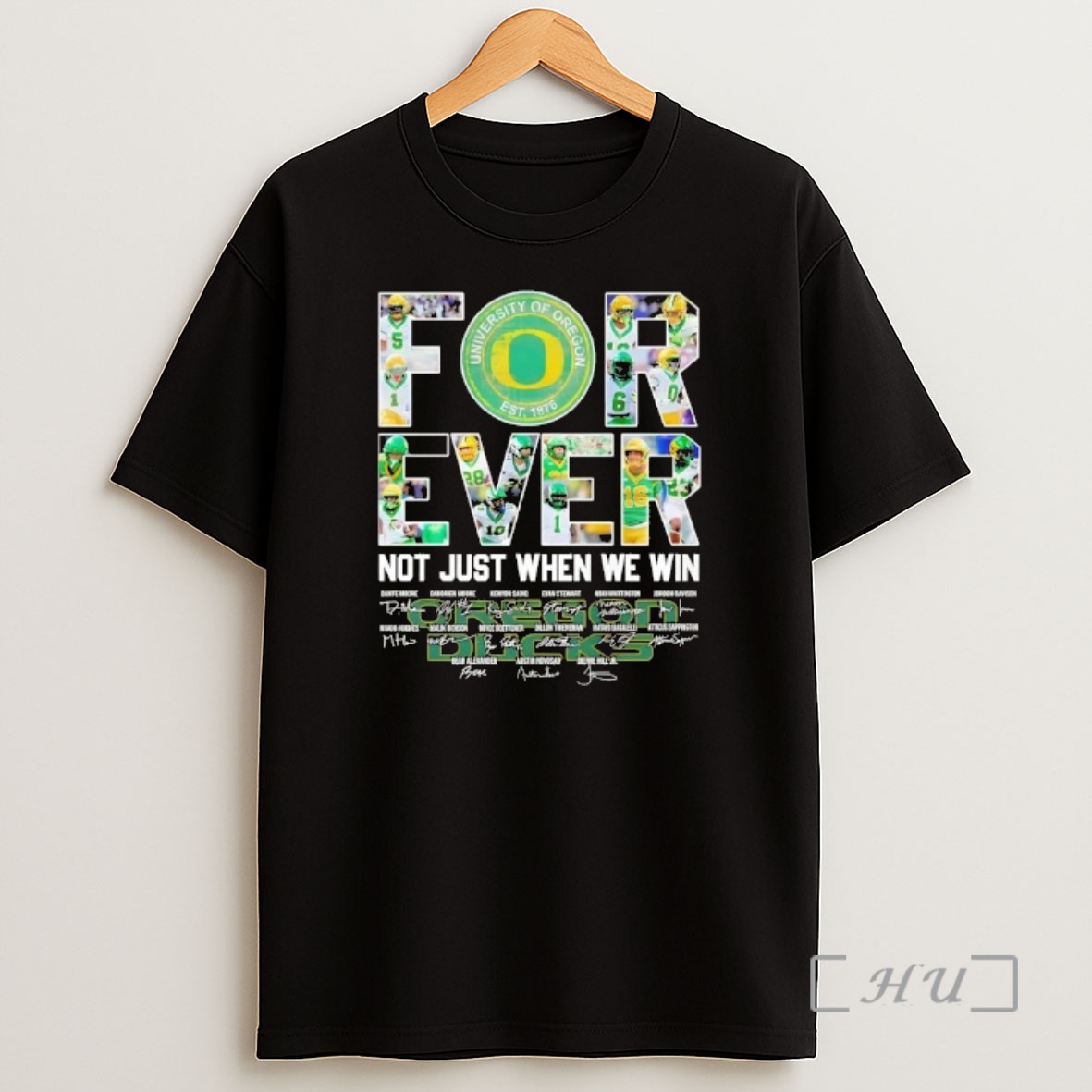 Officials Dante Moore And Players University Of Oregon Ducks Forever Not Just When We Win Signatures Shirt Sweatshirt Tee