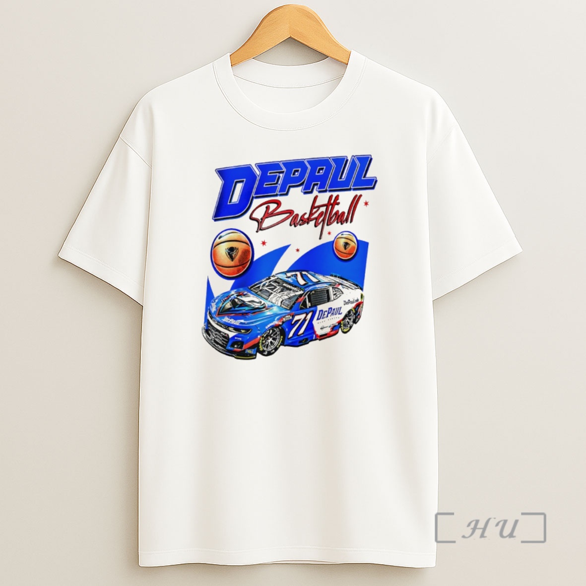 Officials Depaul Blue Demons Basketball 71 Racing Nascar Shirt Sweatshirt Tee
