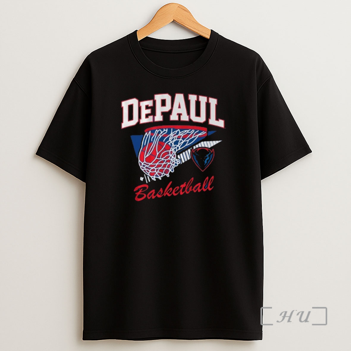 Officials Depaul Blue Demons Throwback Basketball Shirt Sweatshirt Tee