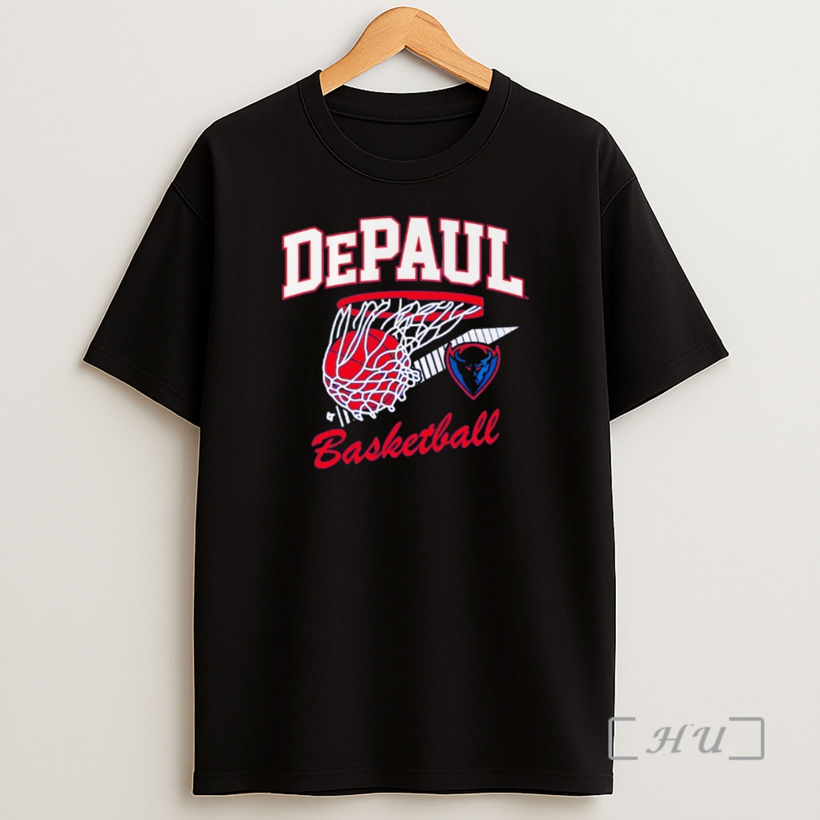 Officials Depaul Blue Demons Throwback Basketball Logo Shirt Sweatshirt Tee