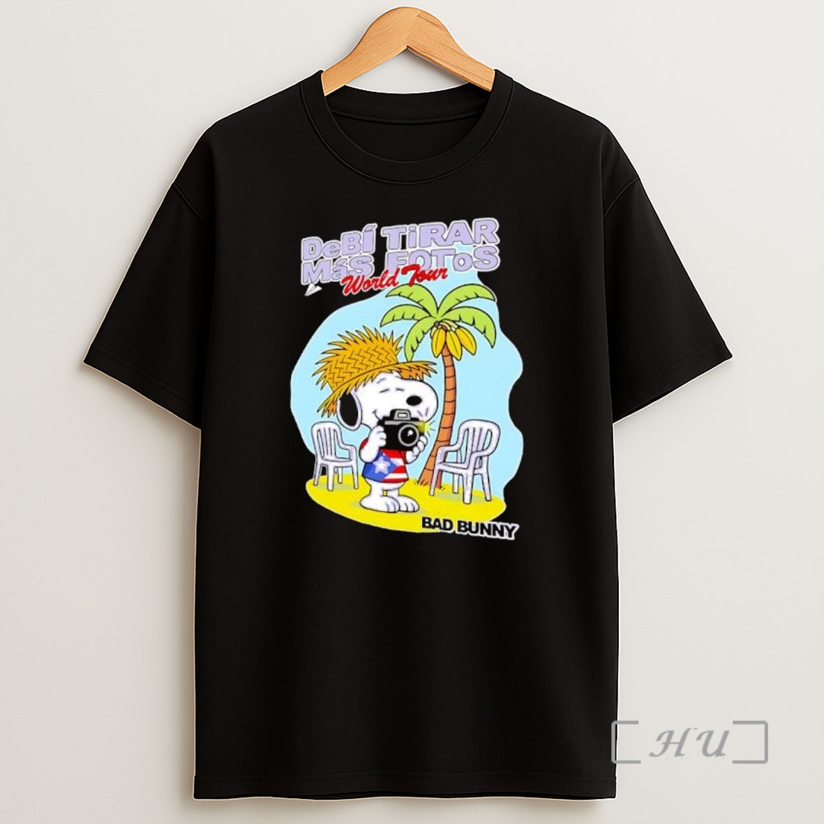 Officials Debi Tirar Mas Fotos World Tour Snoopy Bad Bunny Island Shirt Sweatshirt Tee