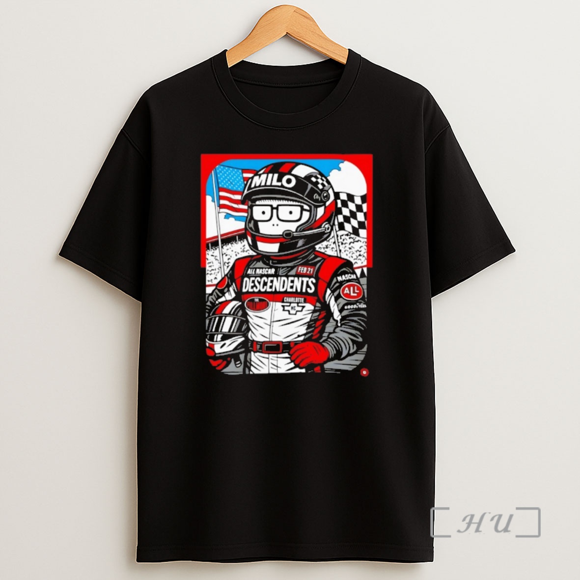 Officials Descendents Milo All Nascar Fillmore Charlotte Feb Charlotte Racing Shirt Sweatshirt Tee