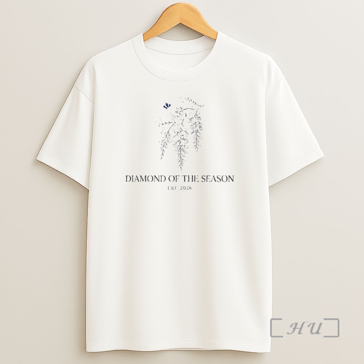 Officials Diamond Of The Season Est 2026 Bee Wisteria Flower Shirt Sweatshirt Tee