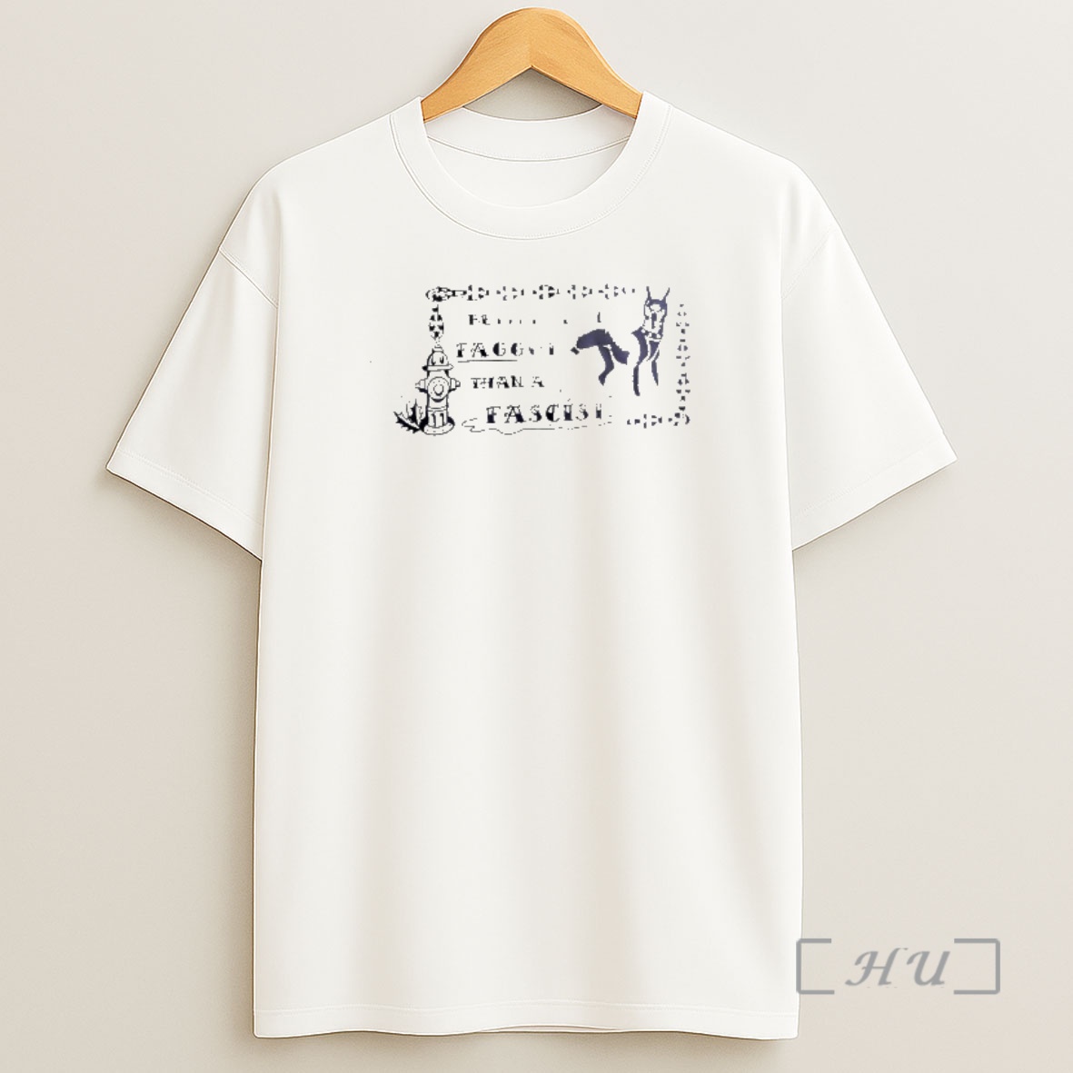 Officials Doberman Dog Peeing Better A Faggot Than A Fascist Political Shirt Sweatshirt Tee