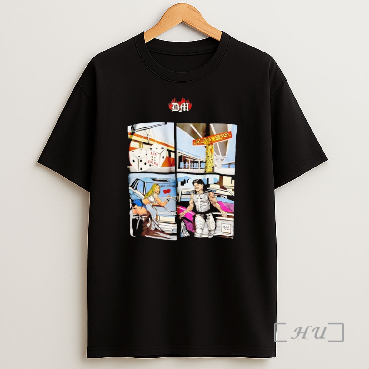 Officials Dominik Mysterio And Liv Morgan Wwe Comic Shirt Sweatshirt Tee