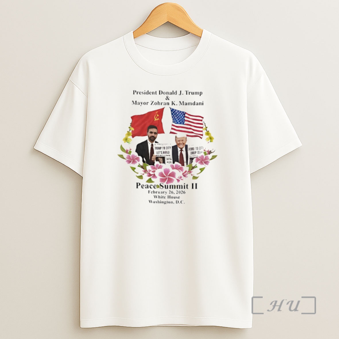 Officials Donald Trump And Zohran Mamdani Peace Summit Ii Shirt Sweatshirt Tee