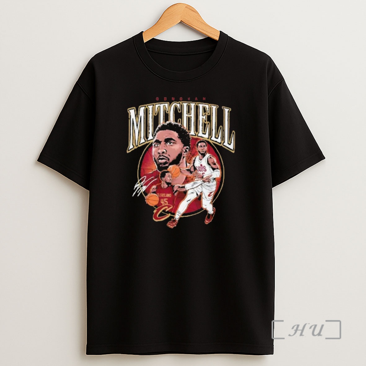 Officials Donovan Mitchell Cleveland Cavaliers Basketball Trio Signature Shirt Sweatshirt Tee