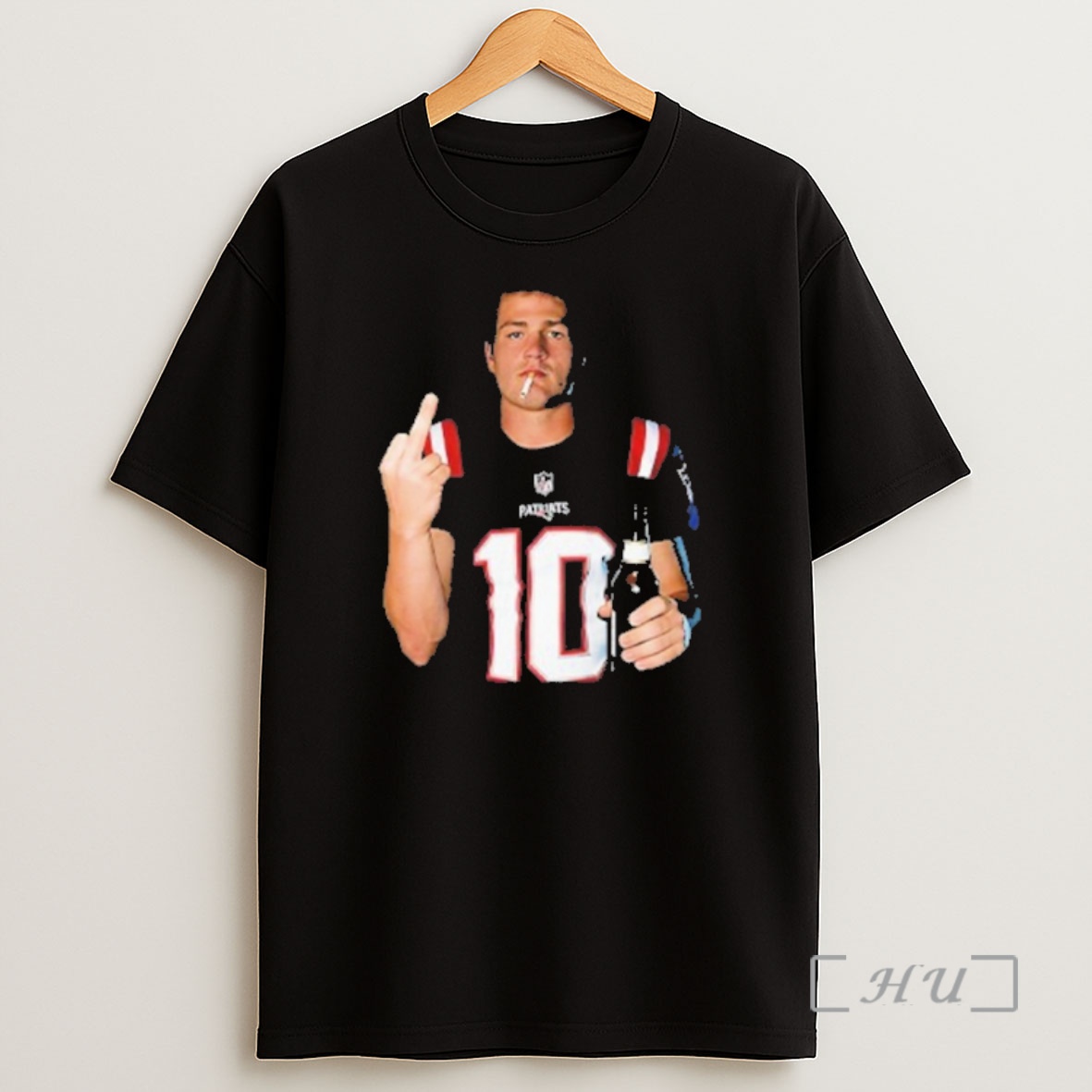 Officials Drake Maye Middle Finger Shirt Sweatshirt Tee