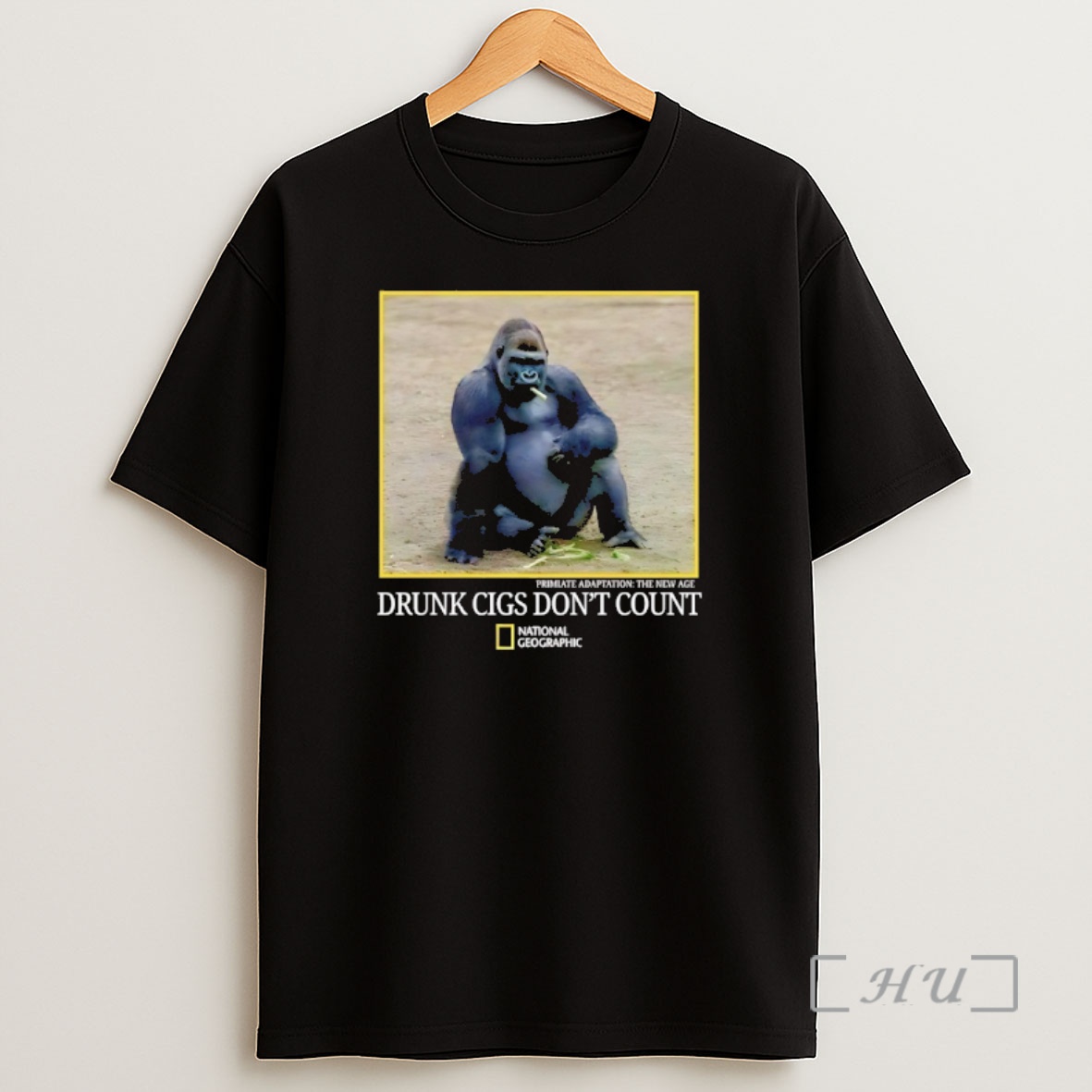Officials Drunk Cigs Dont Count Gorilla Smoking Shirt Sweatshirt Tee
