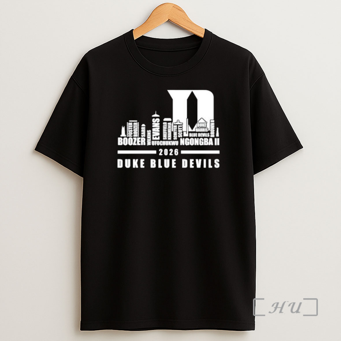 Officials Duke Basketball Skyline Player Names 2026 Shirt Sweatshirt Tee