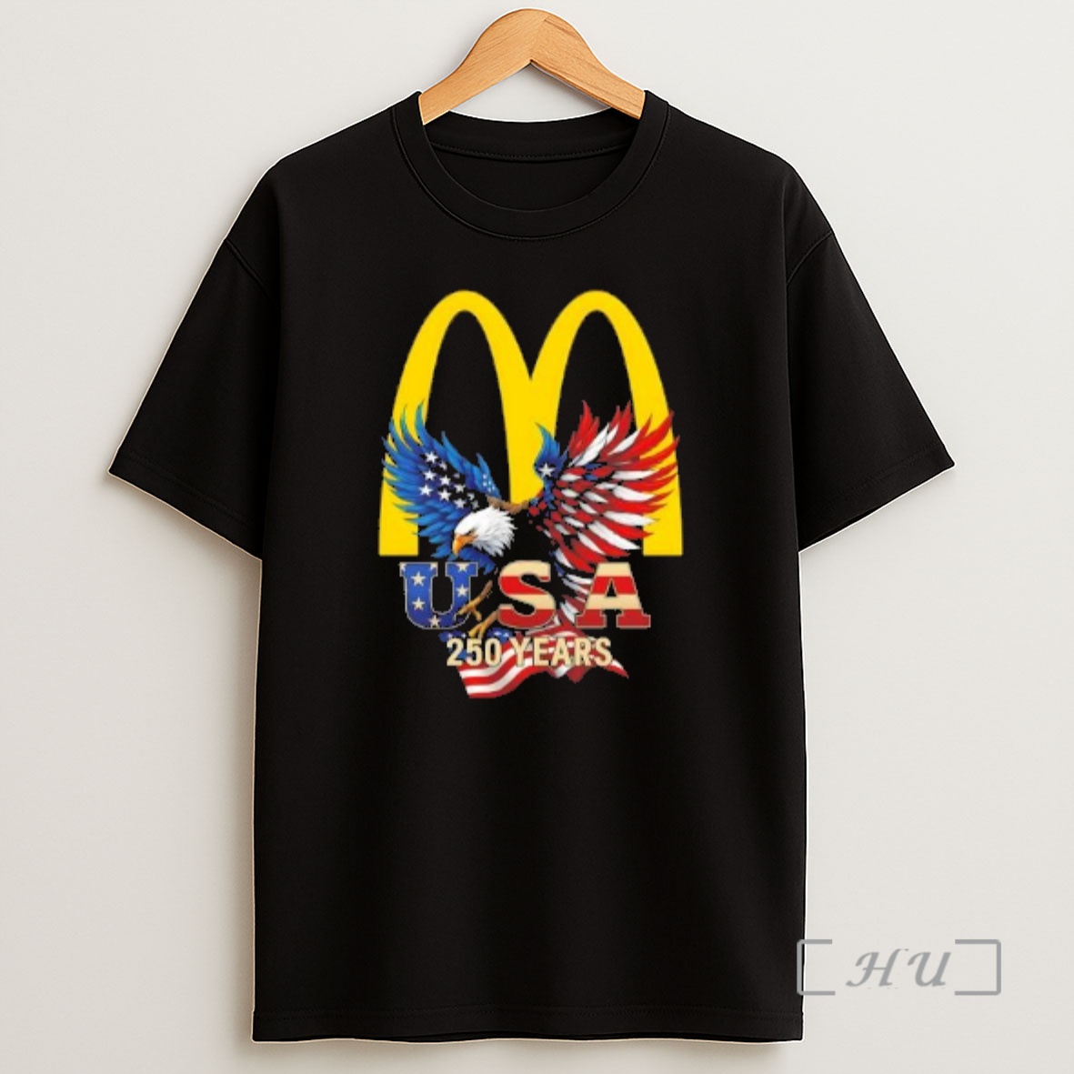 Officials Eagle X Mcdonalds 250 Years Of America Usa Flag Shirt Sweatshirt Tee