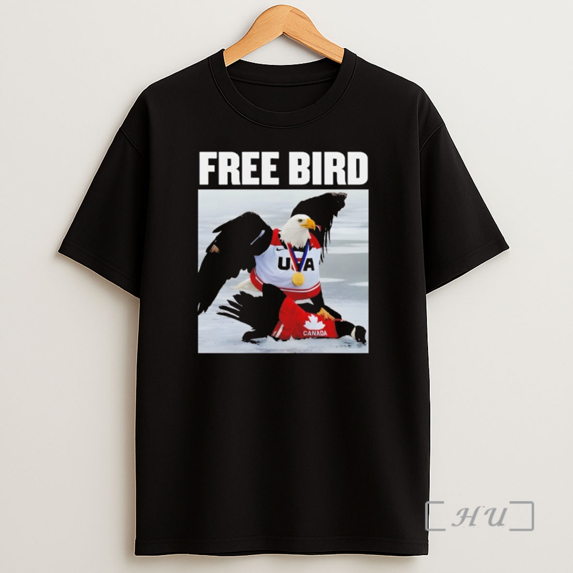 Officials Eagles Free Bird Usa Hockey Olympic 2026 Milano Cortina Shirt Sweatshirt Tee