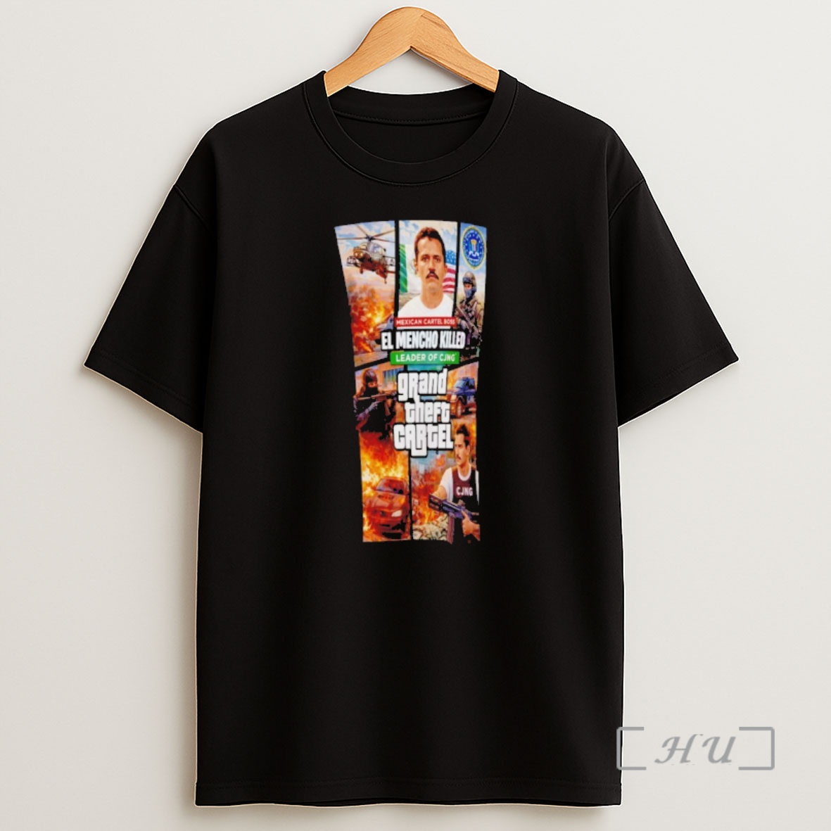 Officials El Mencho Grand Theft Cartel Gta Style Shirt Sweatshirt Tee