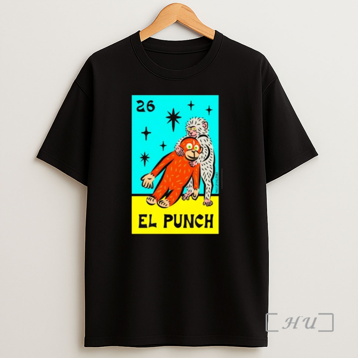 Officials El Punch Baby Monkey Loteria Mexico Card Shirt Sweatshirt Tee
