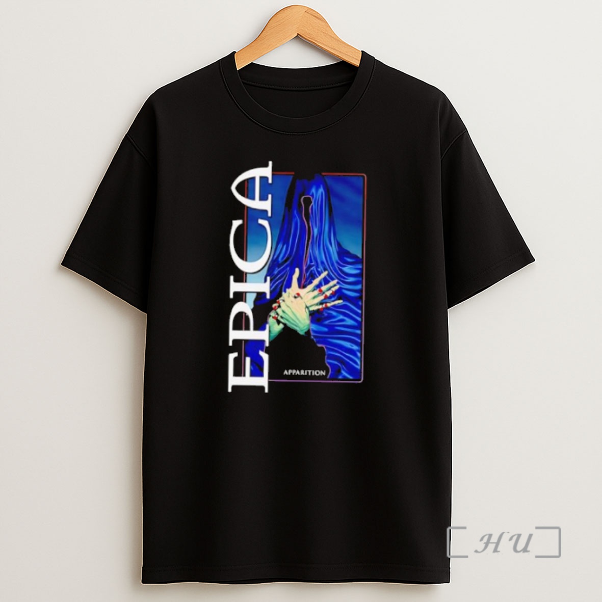 Officials Epica Apparition Blue Veiled Figure Rings Graphic Music Shirt Sweatshirt Tee
