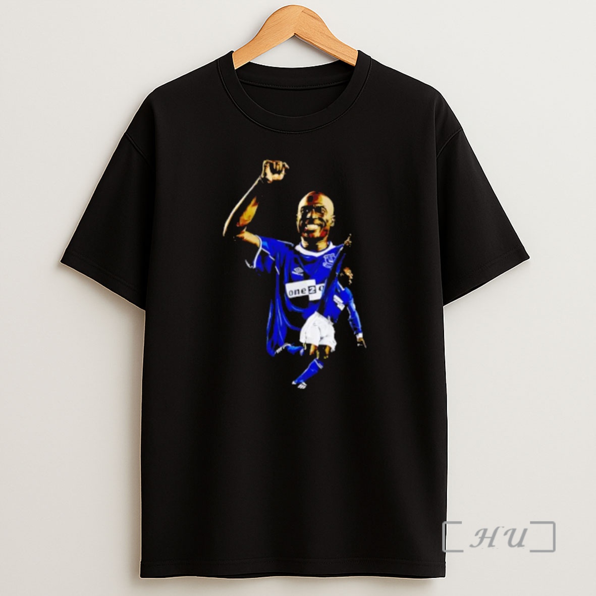Officials Everton Football Club One 2 One Kevin Campbell Shirt Sweatshirt Tee