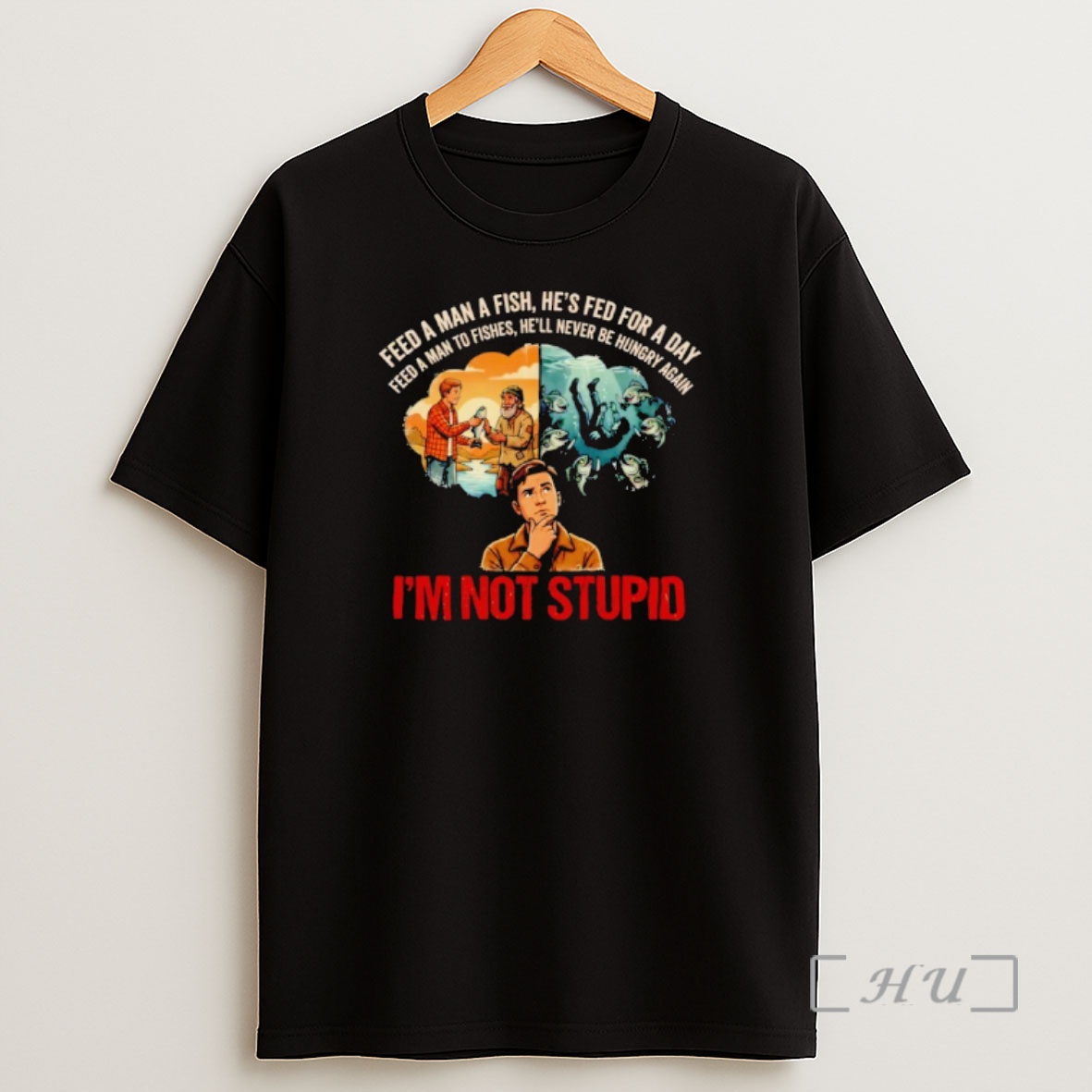 Officials Feed A Man To Fishes Im Not Stupid Dark Humor Parody Shirt Sweatshirt Tee