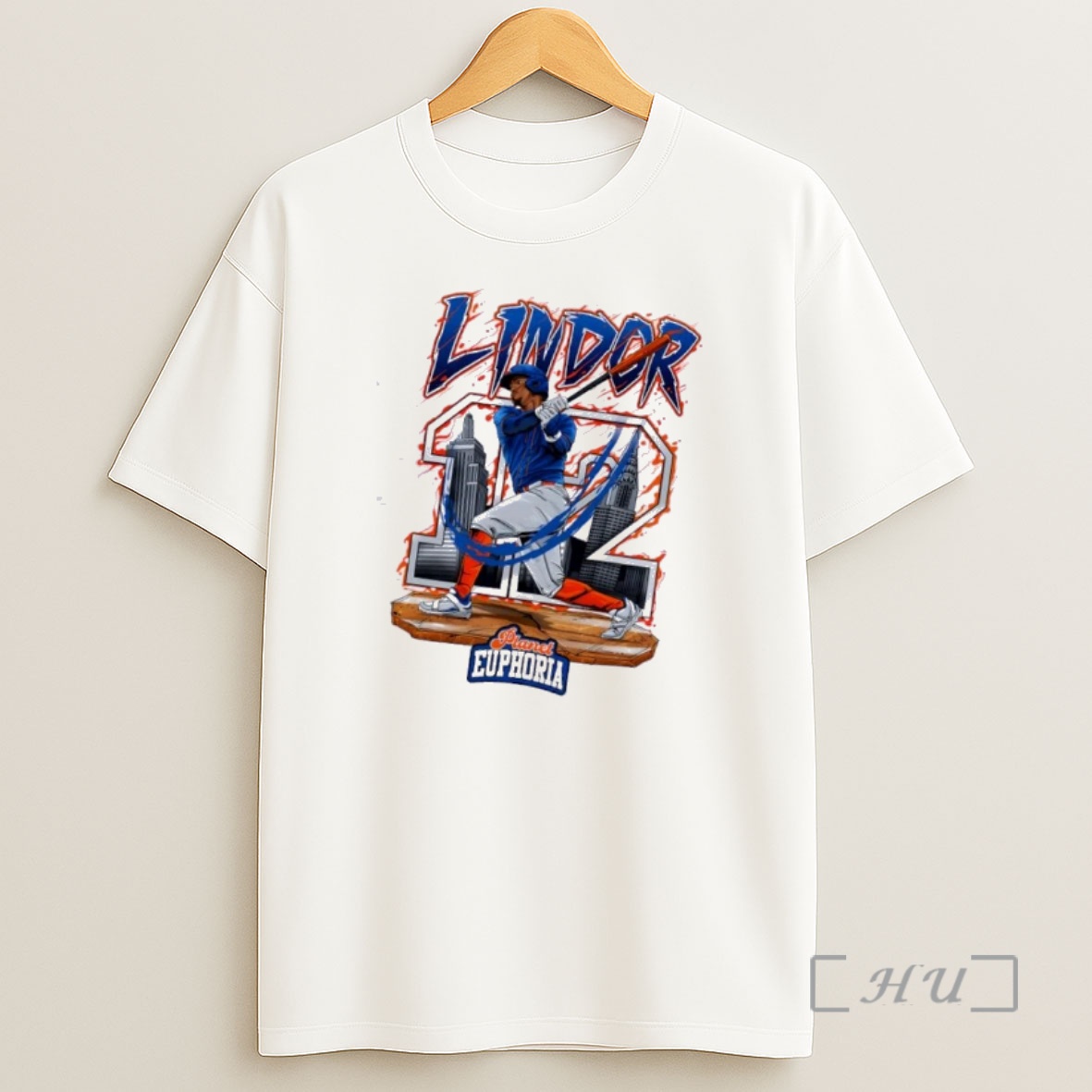 Officials Francisco Lindor New York Mets Baseball City Graphic Shirt Sweatshirt Tee