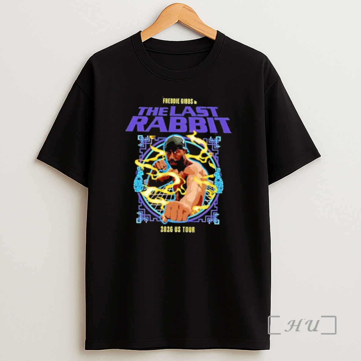 Officials Freddie Gibbs The Last Rabbit 2026 Us Tour Lightning Shirt Sweatshirt Tee