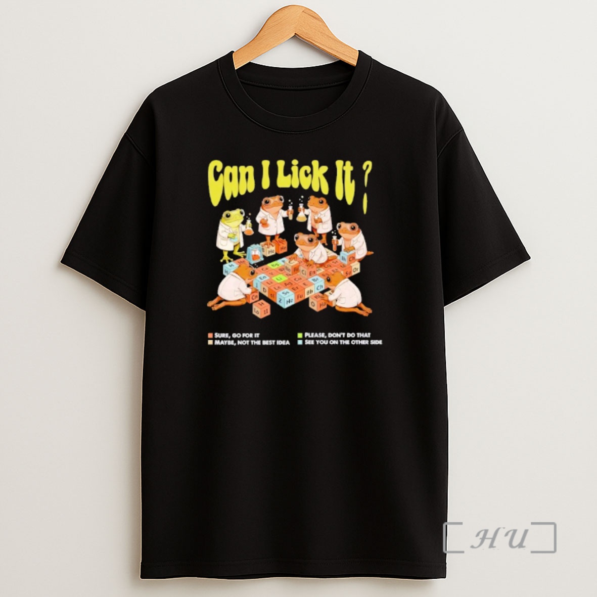 Officials Frog Can I Lick It Periodic Table Shirt Sweatshirt Tee