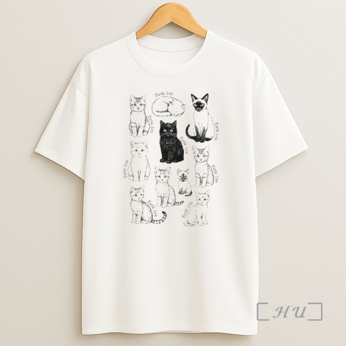 Officials Fuck Ice Retro Cat Shirt Sweatshirt Tee
