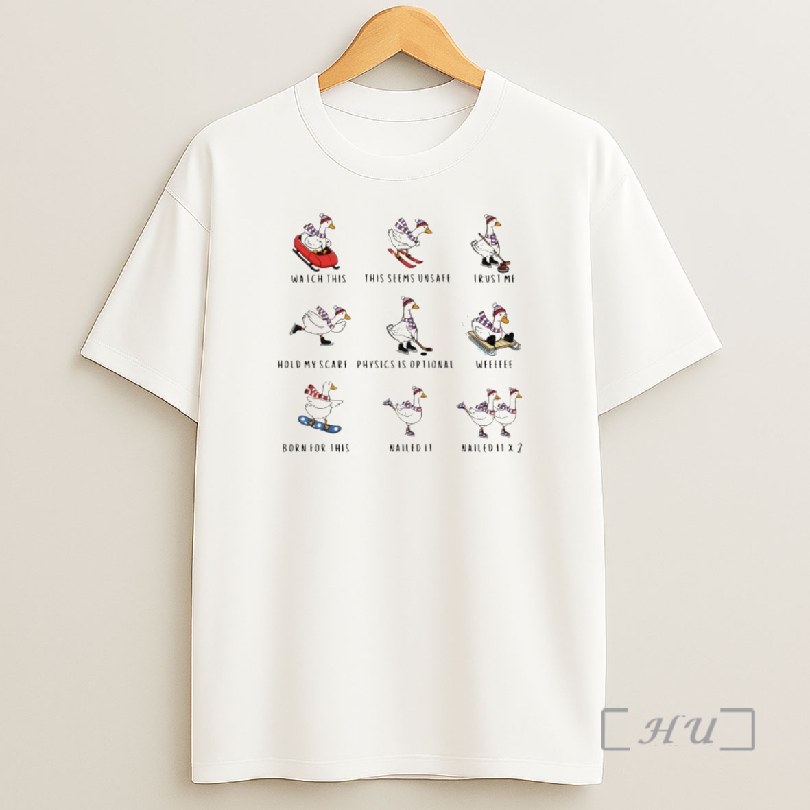 Officials Funny Goose Winter Sports 2026 Usa Sports Snow Skiing Figure Skating Hockey Shirt Sweatshirt Tee
