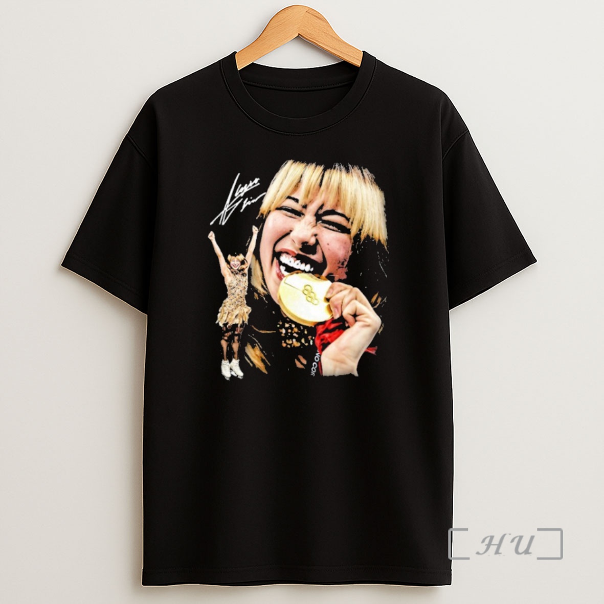 Officials Game Threads Alysa Liu Gold Shirt Sweatshirt Tee
