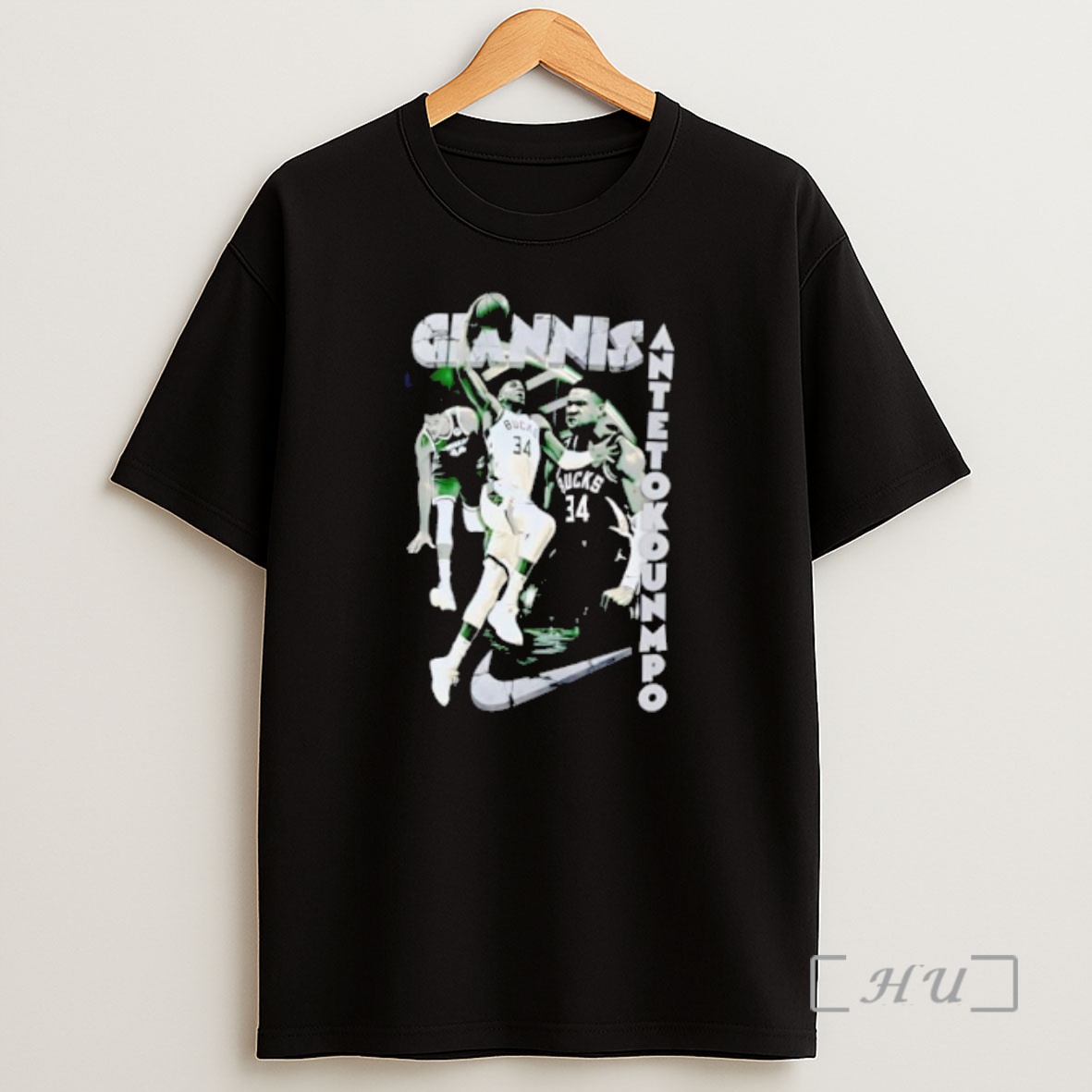 Officials Giannis Antetokounmpo Milwaukee Bucks 34 Basketball Action Pose Shirt Sweatshirt Tee