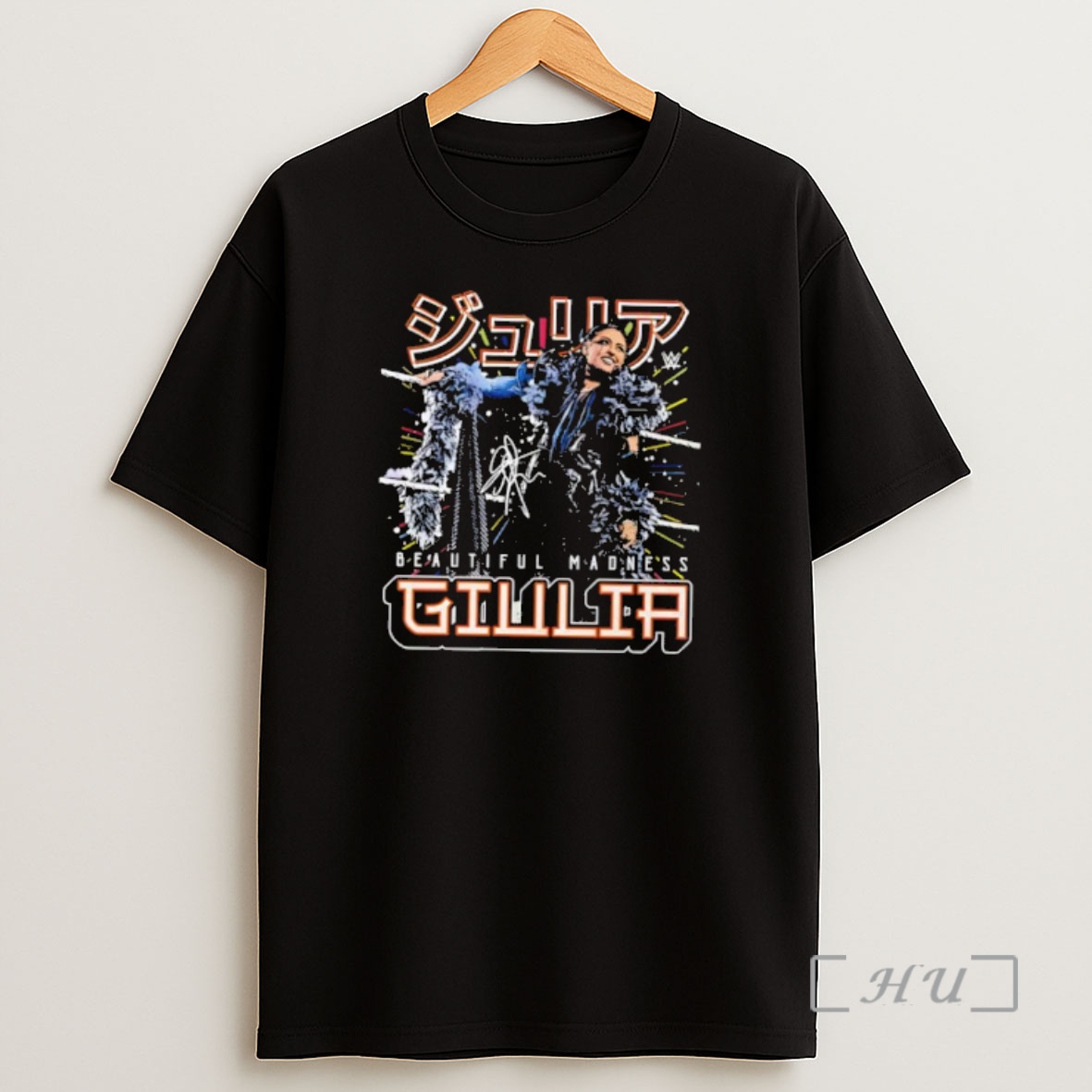 Officials Giulia Beautiful Madness Japanese Text Wwe Pro Wrestling Shirt Sweatshirt Tee