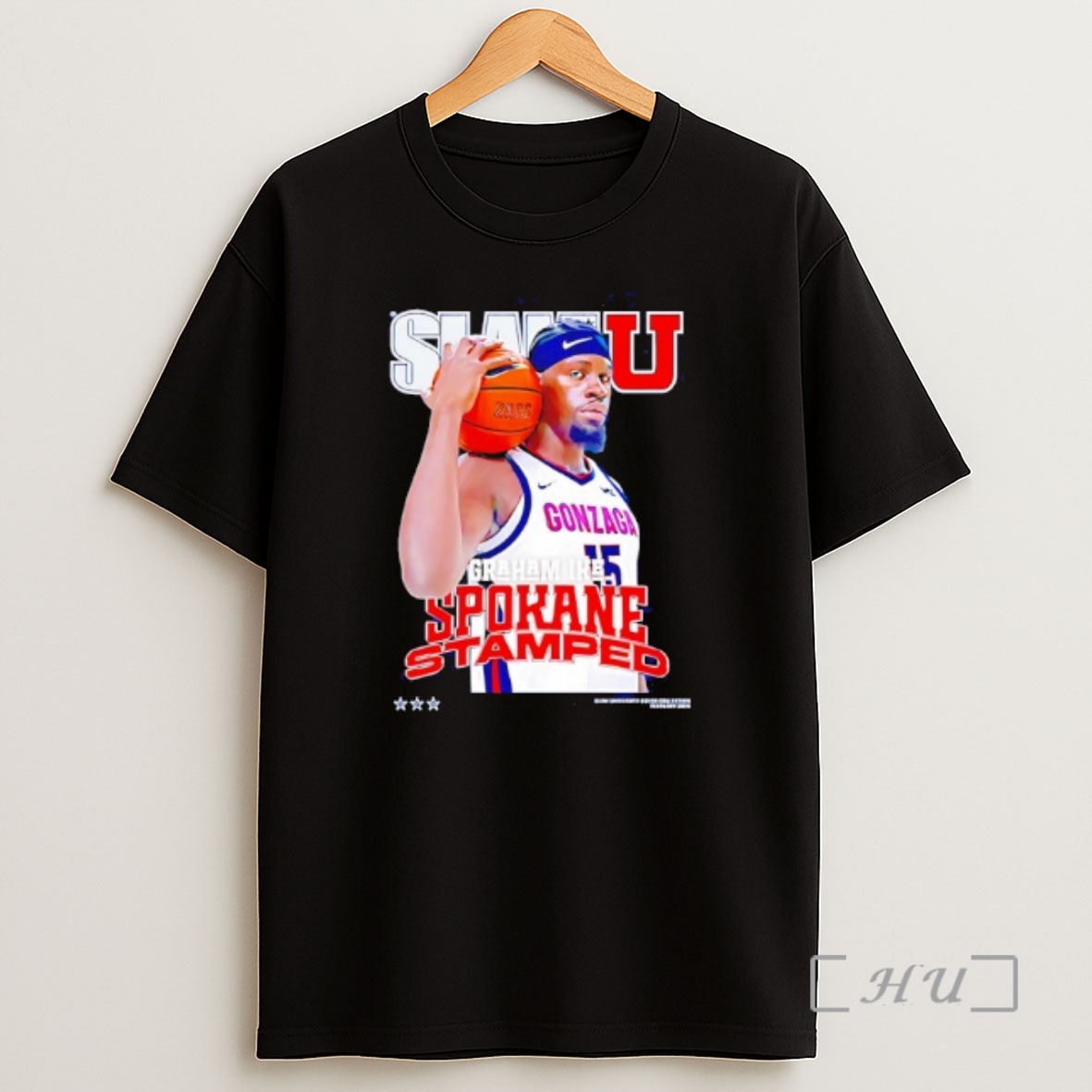 Officials Graham Ike Gonzaga Bulldogs Spokane Stamped Slamu Shirt Sweatshirt Tee