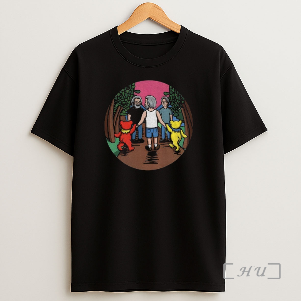 Officials Grateful Dead Bob Weir Jerry Garcia Phil Lesh Dancing Bears Shirt Sweatshirt Tee
