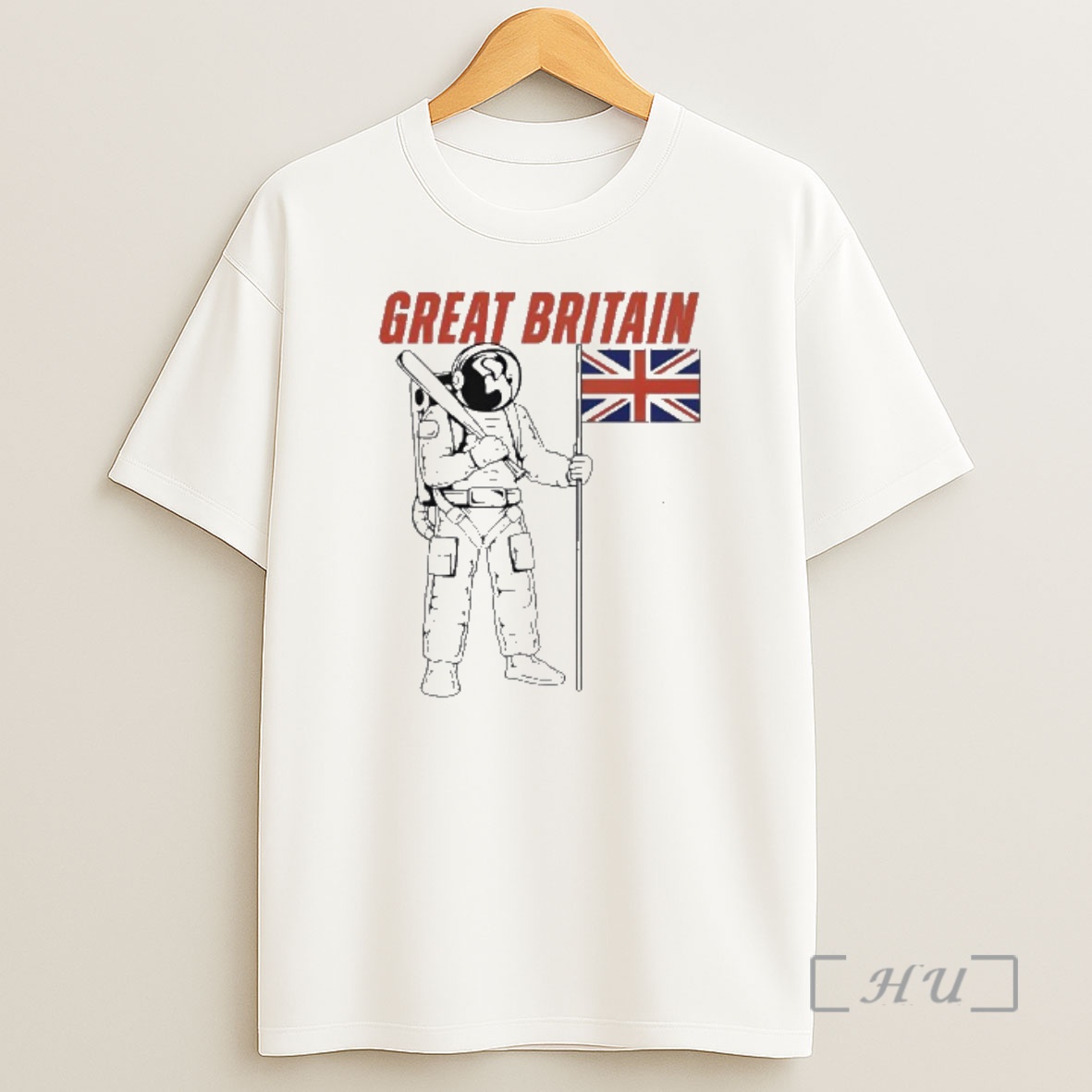 Officials Great Britain Astronaut Holding Baseball Bat And Union Jack Shirt Sweatshirt Tee