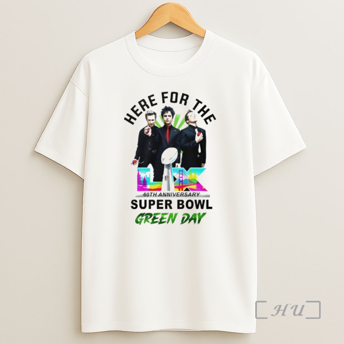 Officials Green Day Here For The 60th Anniversary Super Bowl Lx 2026 Shirt Sweatshirt Tee