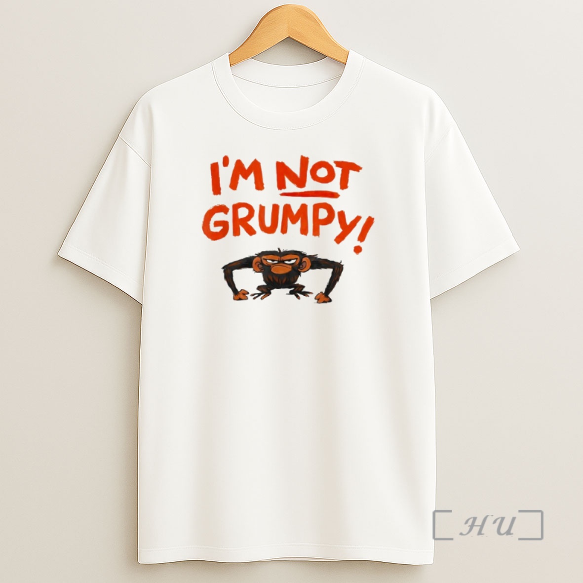 Officials Grumpy Monkey Im Not Grumpy Funny Shirt Sweatshirt Tee