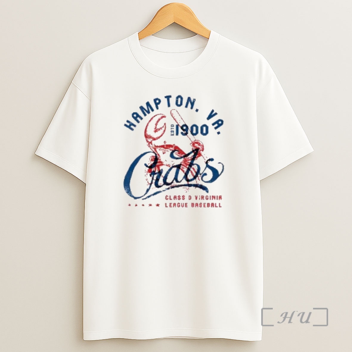 Officials Hampton Crabs Virginia Vintage Defunct Baseball Teams Est 1900 Shirt Sweatshirt Tee