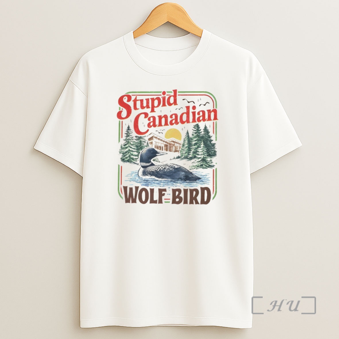 Officials Heated Rivalry Stupid Canadian Wolf Bird Cottage Shirt Sweatshirt Tee